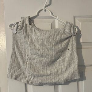 American Eagle Outfitters Gray Halter Top